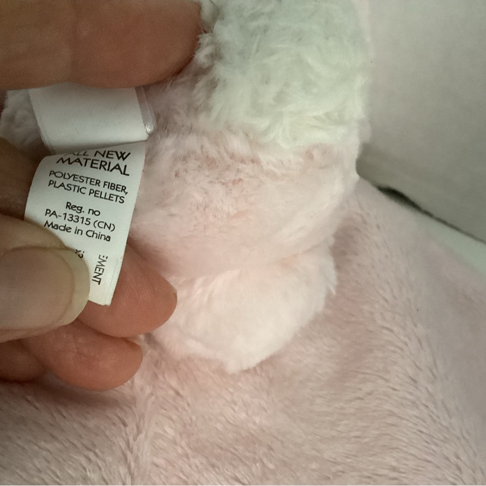 Jellycat bashfull bunny lovey blanket 13”x13” - Picture 8 of 8